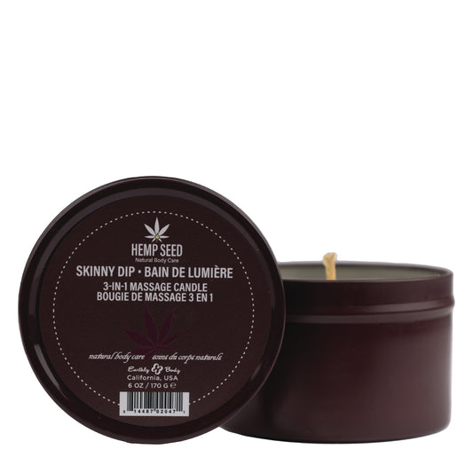3-in-1 Massage Candle - Skinny Dip