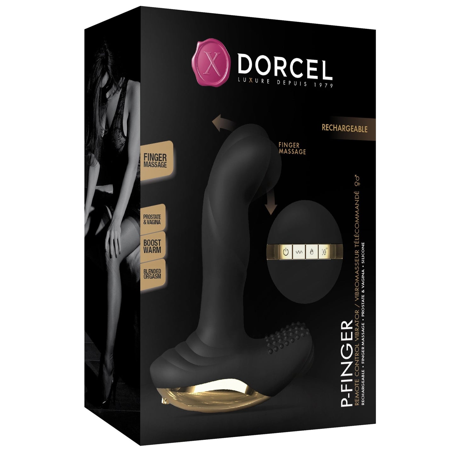 P-Finger - Warming Remote Controlled Vibrator