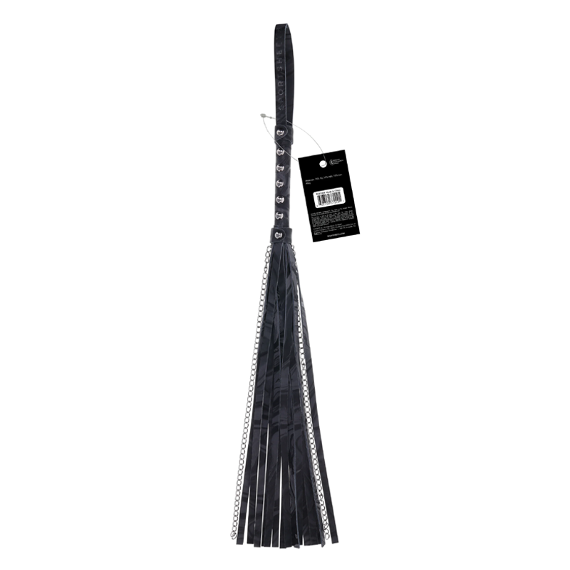 Velvet Noir - Black Chain Flogger