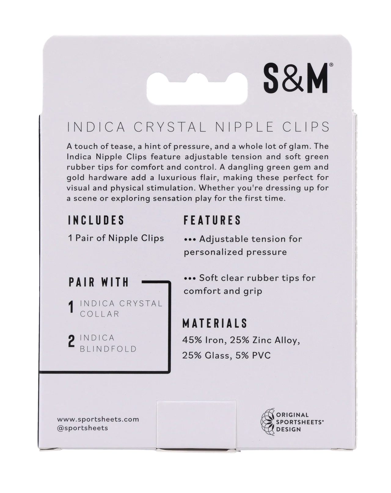Indica - Crystal Nipple Clips