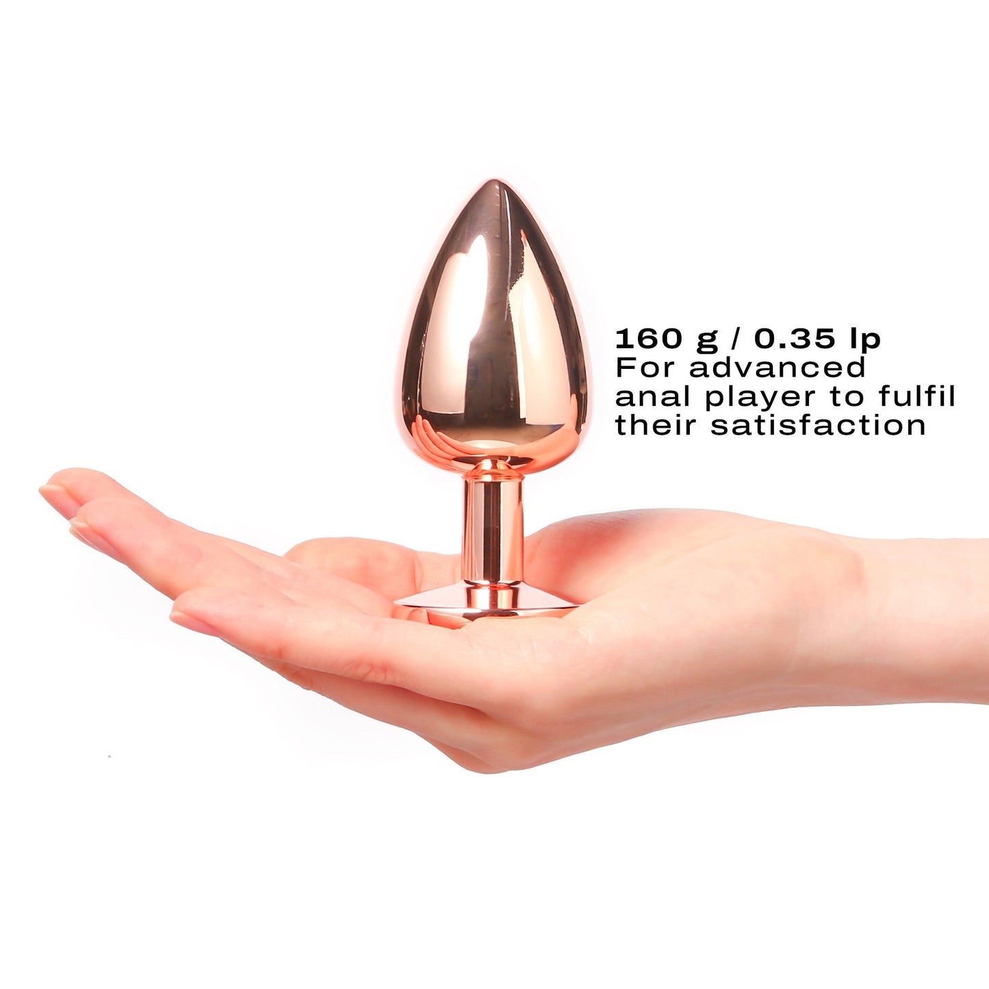 Diamond Plug Large - Rose Gold