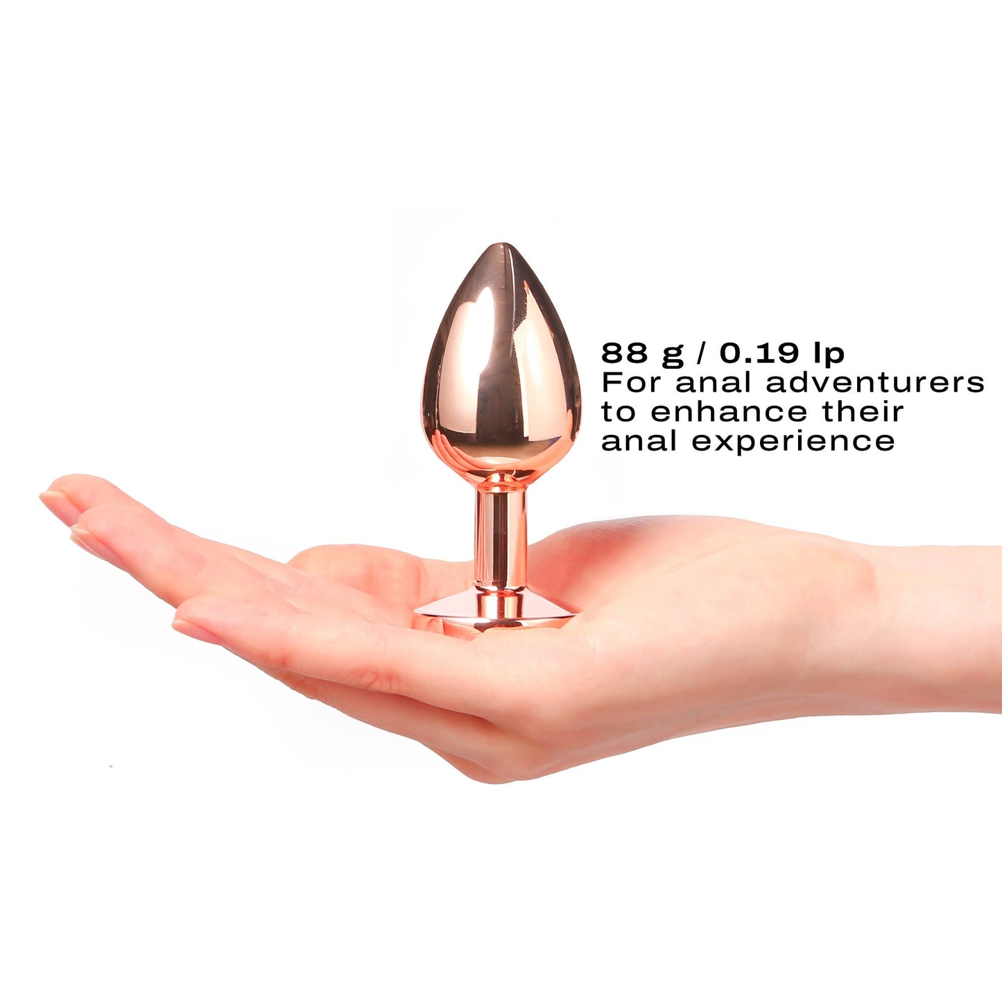 Diamond Plug Medium - Rose Gold