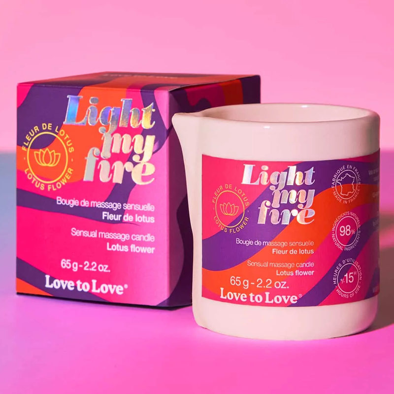 Light My Fire Massage Candle - Lotus Flower