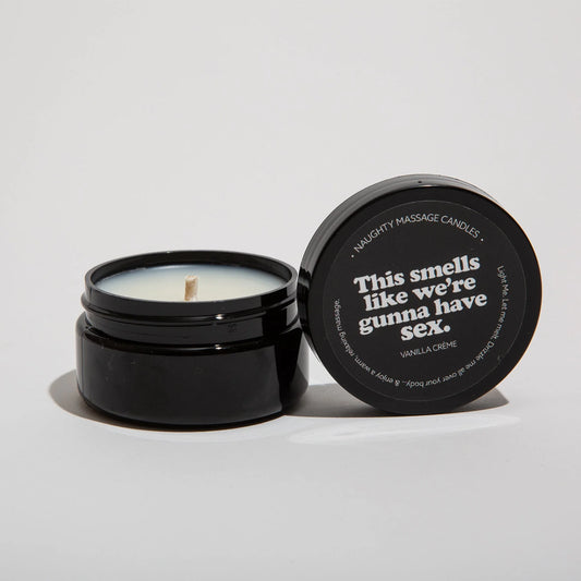 Naughty Mini Massage Candle - This Smells Like We're Gunna Have Sex