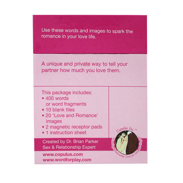 Word for Play Game - Love and Romance