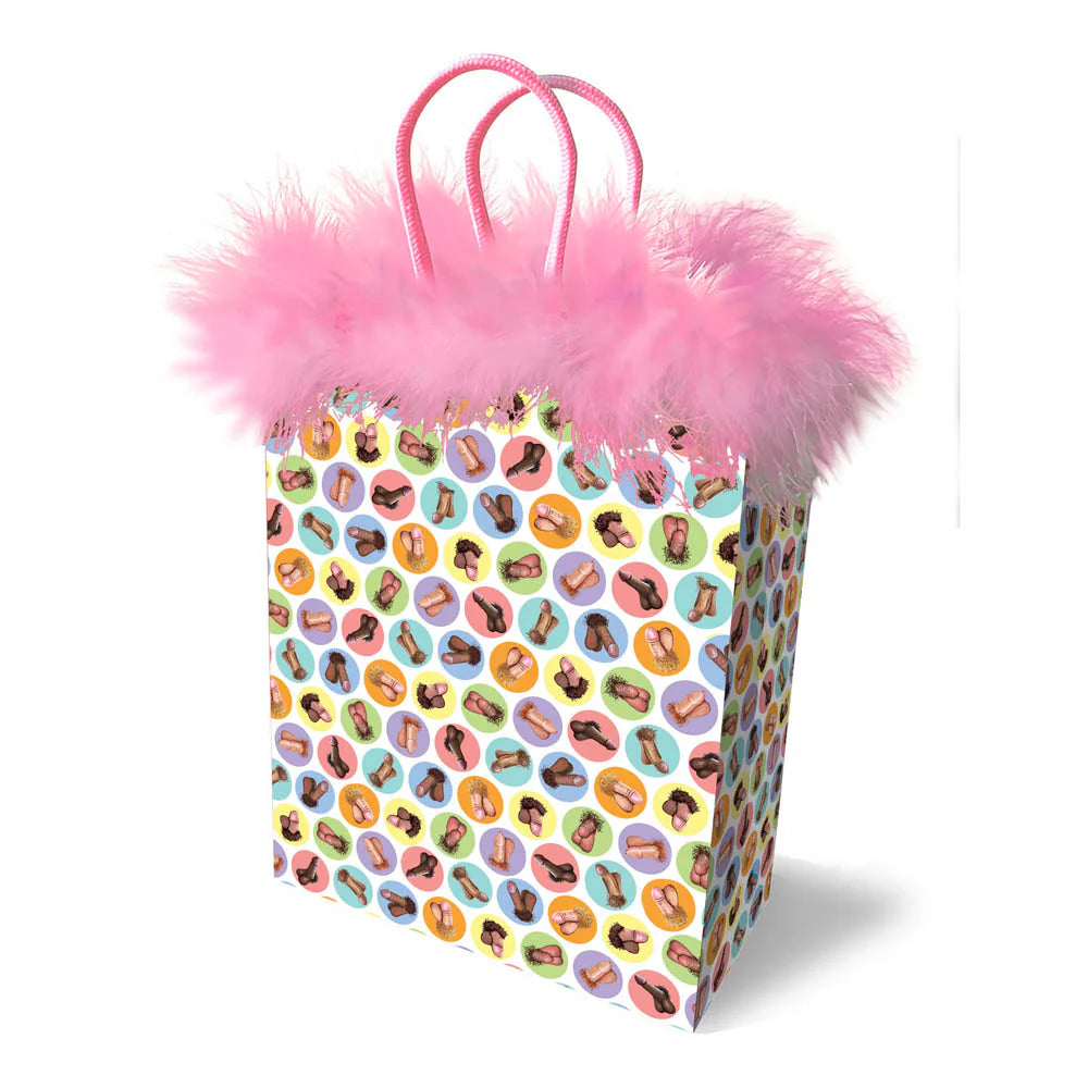 Gift Bag - Dirty Penis with Pink Feathers