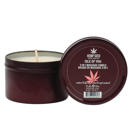 3-in-1 Massage Candle - Isle of You