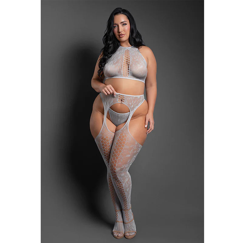 Most Wanted Grey Lingerie - Queen Size