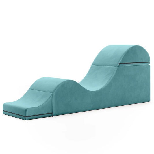 Aria Flip Chaise - Convertible Sex Chair And Bed Bench - Teal