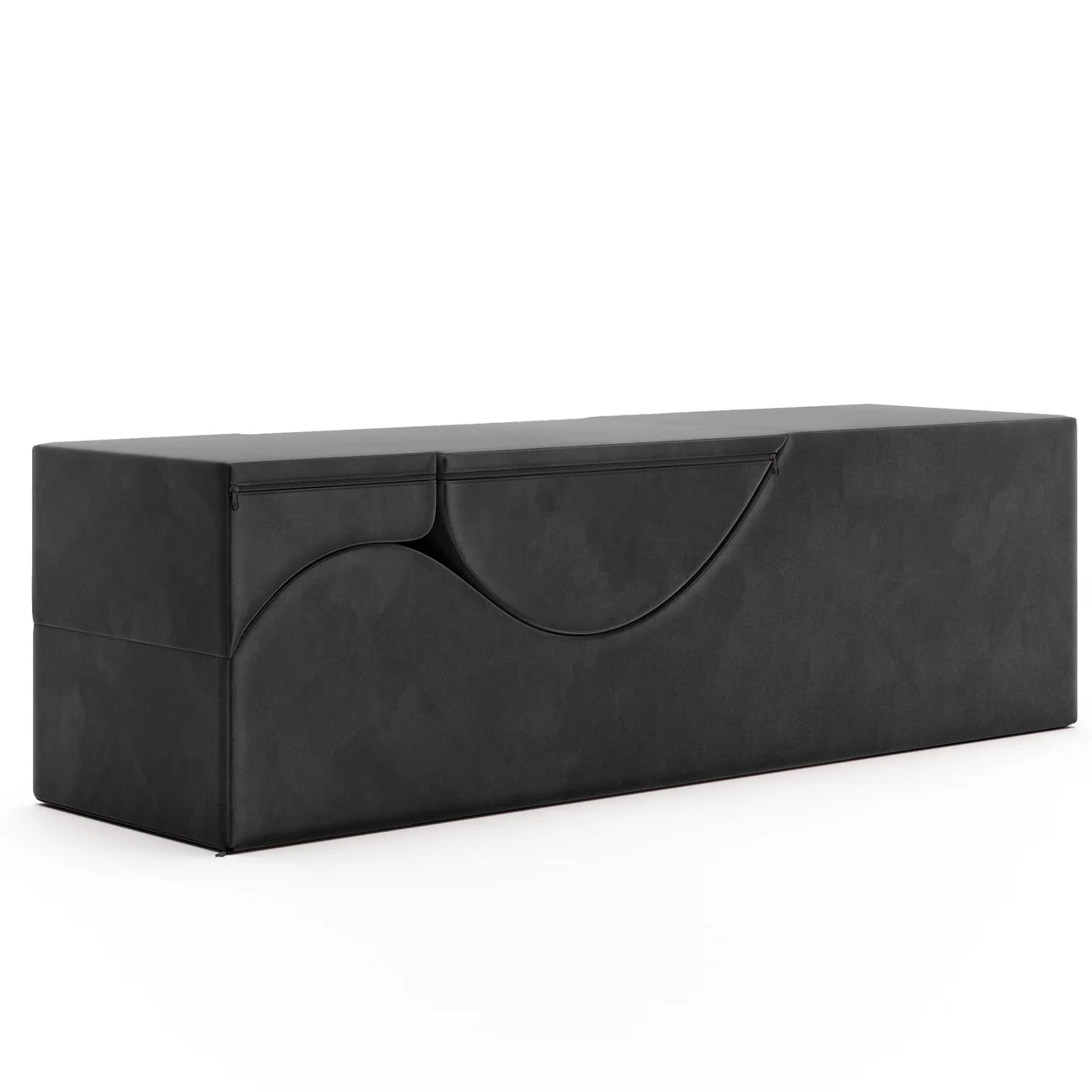 Aria Flip Chaise - Convertible Sex Chair And Bed Bench - Grey