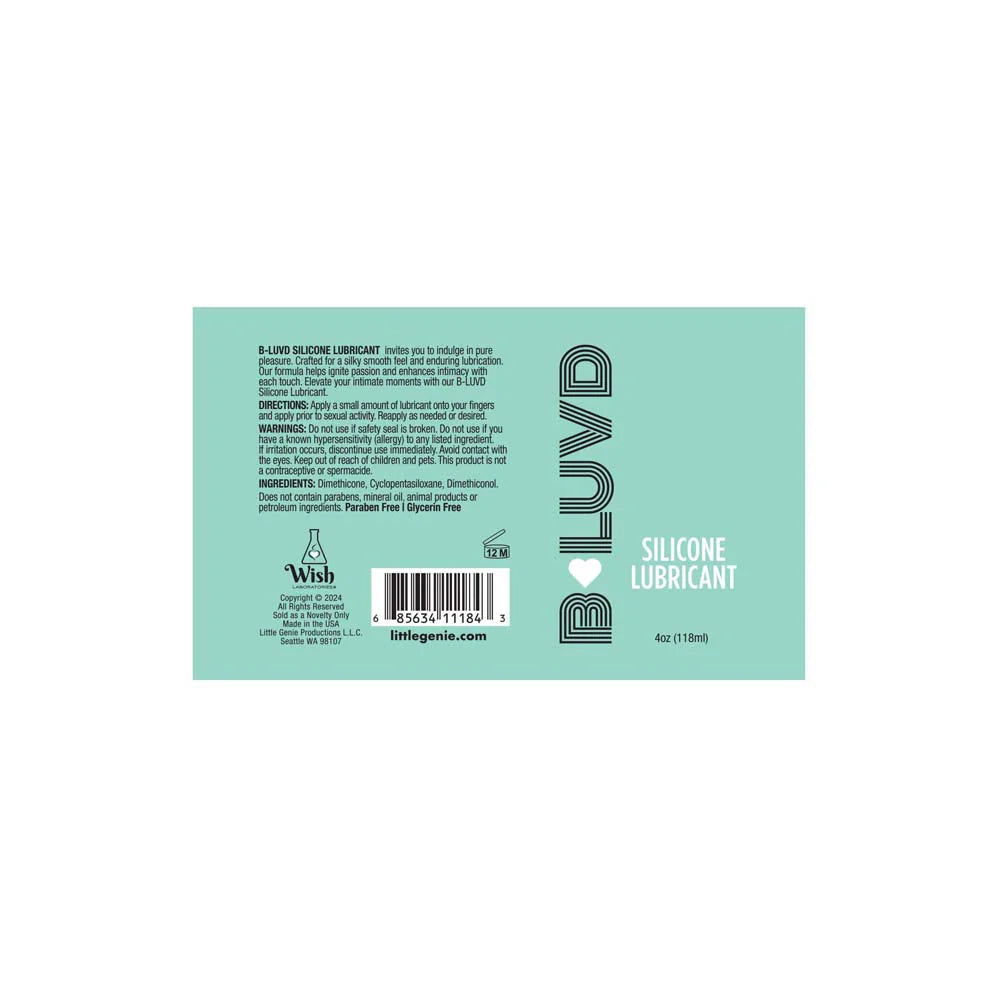 B-Luvd Silicone Lubricant