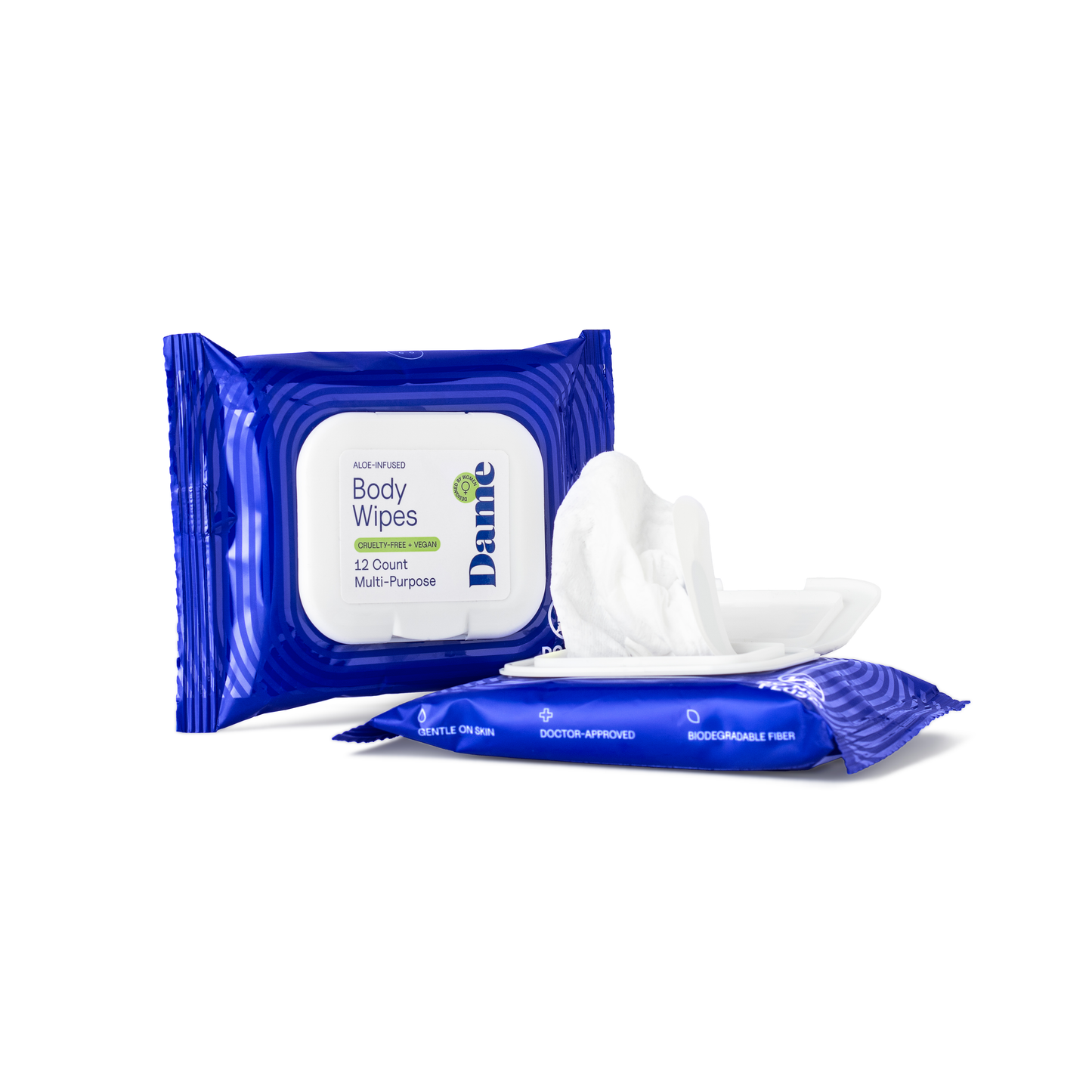 Dame Aloe & Cucumber - Body Wipes  12pk