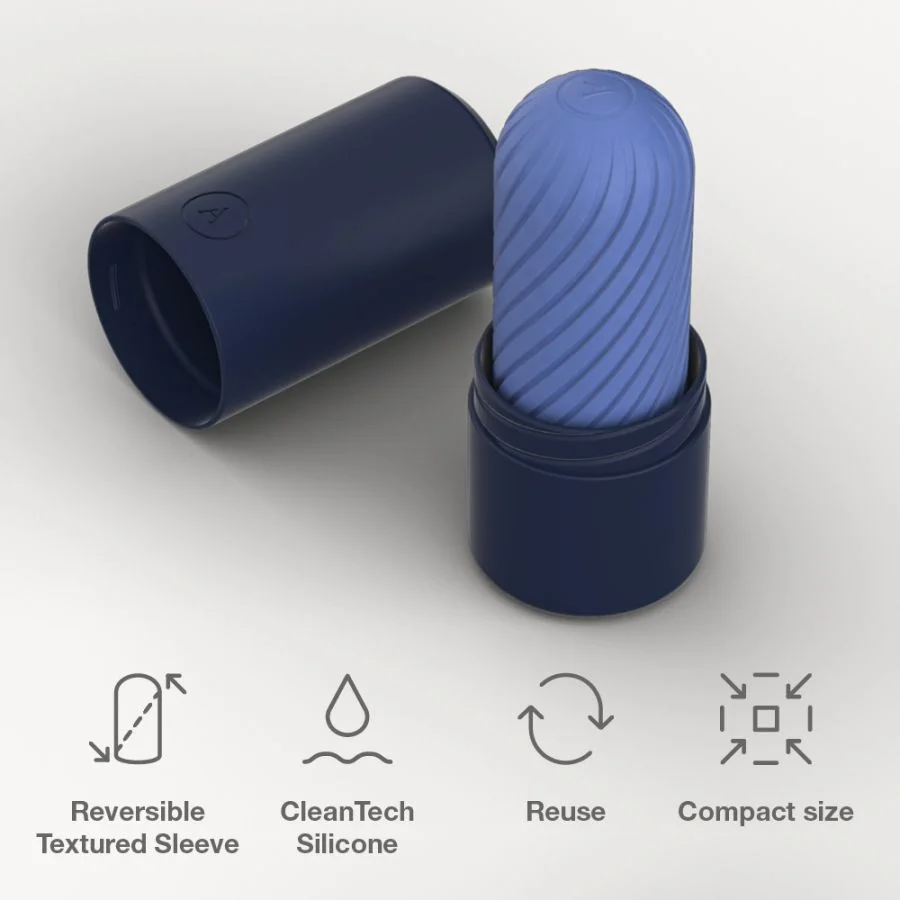Ghost - Blue Textured Stroker