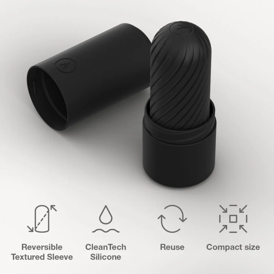 Ghost - Black Textured Stroker