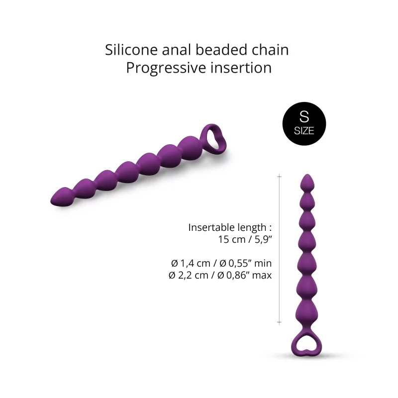 Bing Bang Small - Anal Beads - Purple Rain