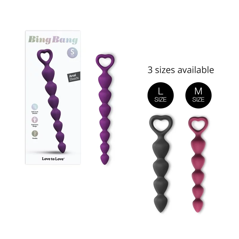 Bing Bang Small - Anal Beads - Purple Rain
