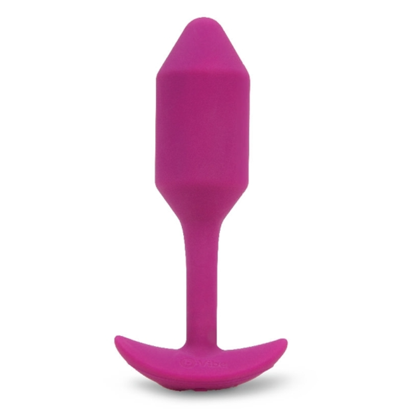 Snug Plug 2 - Weighted Vibrating Plug - Rose