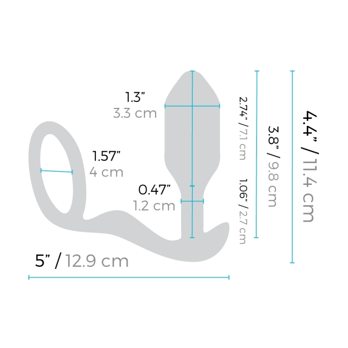 Snug & Tug Weighted Vibrating Plug Medium