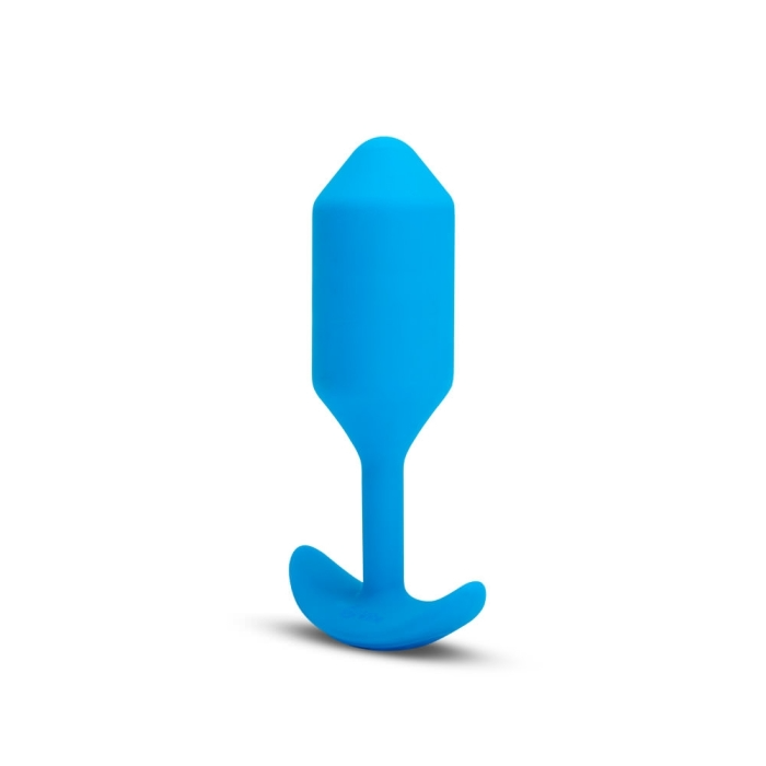 Snug Plug 3 - Weighted Vibrating Plug - Blue
