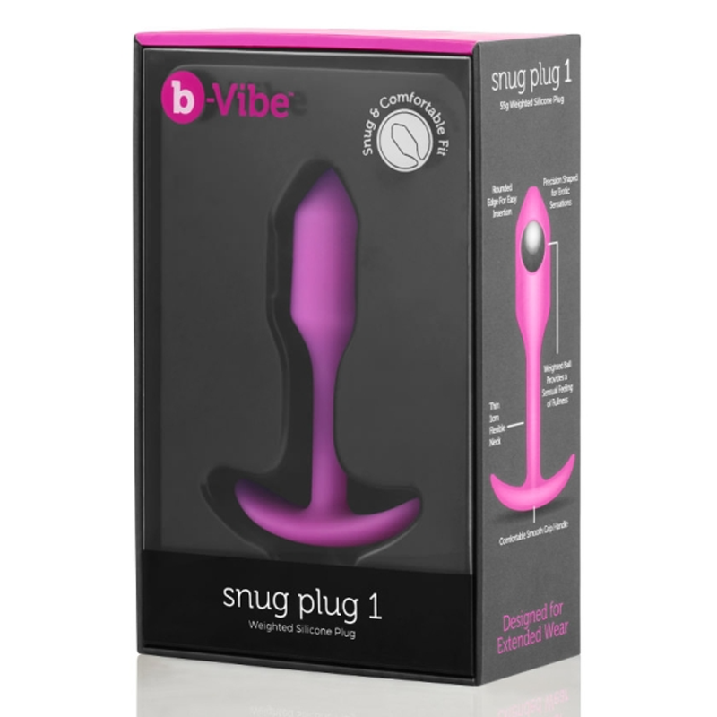 Snug Plug 1 - Weighted Plug - Fuchsia