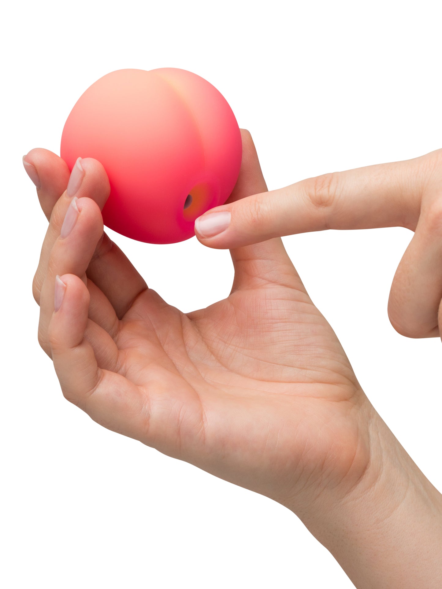 Pink Peach Clitoral Suction Toy
