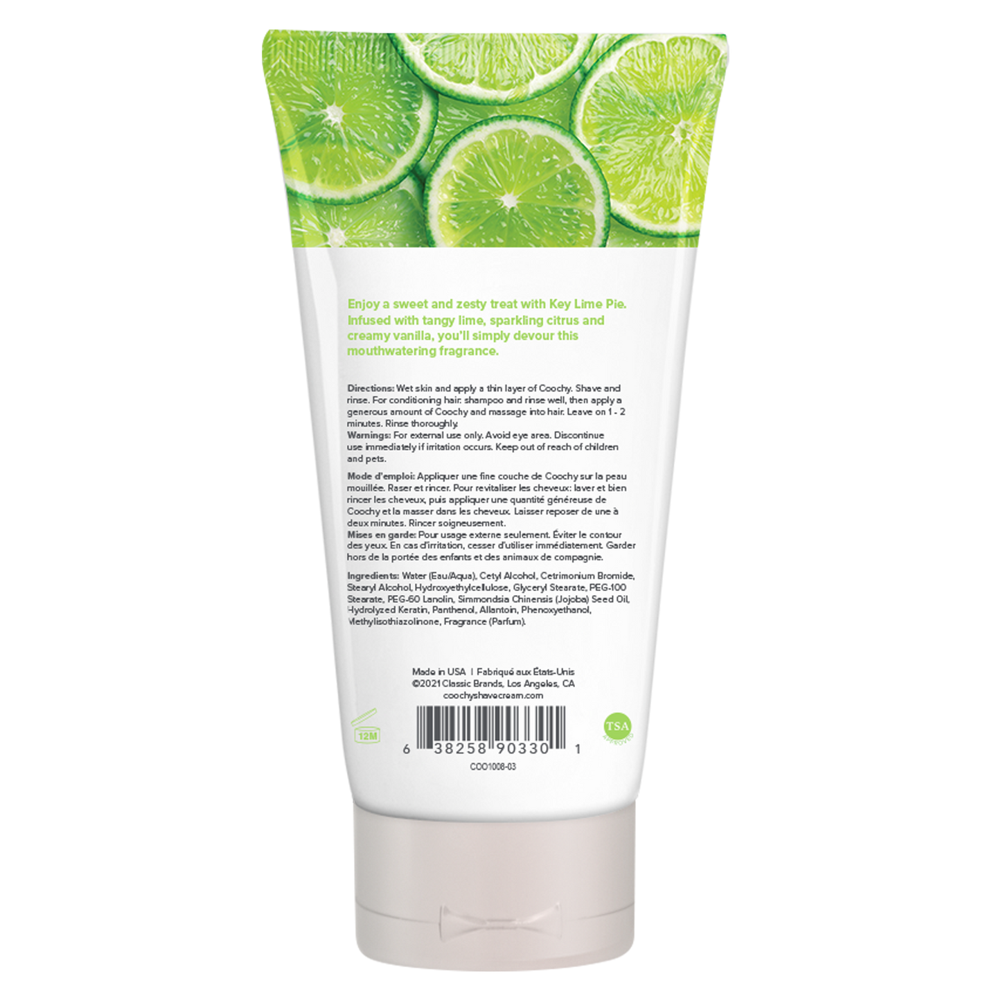 Coochy Shave Cream - Key Lime Pie 3.4oz