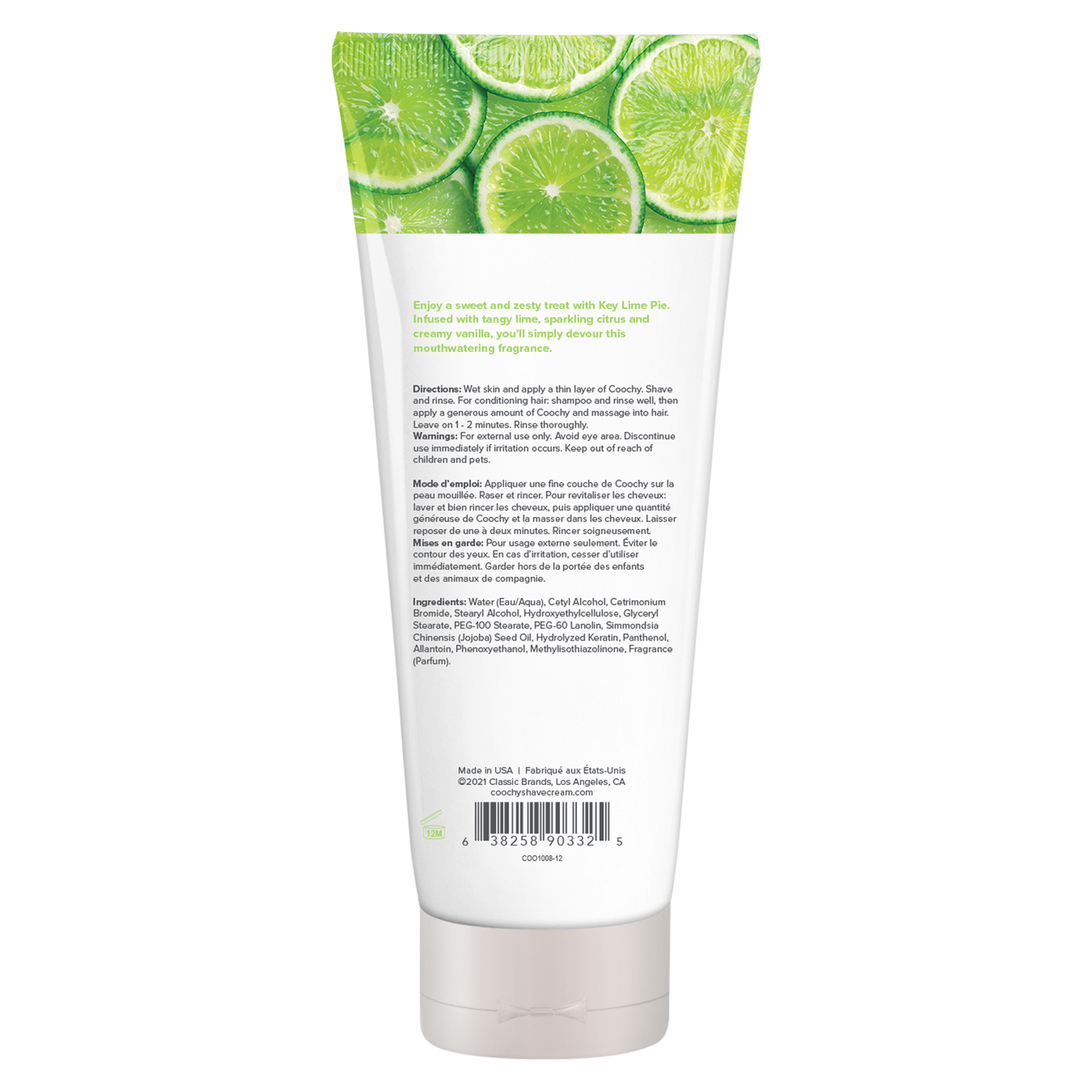 Coochy Shave Cream - Key Lime Pie 12.5oz