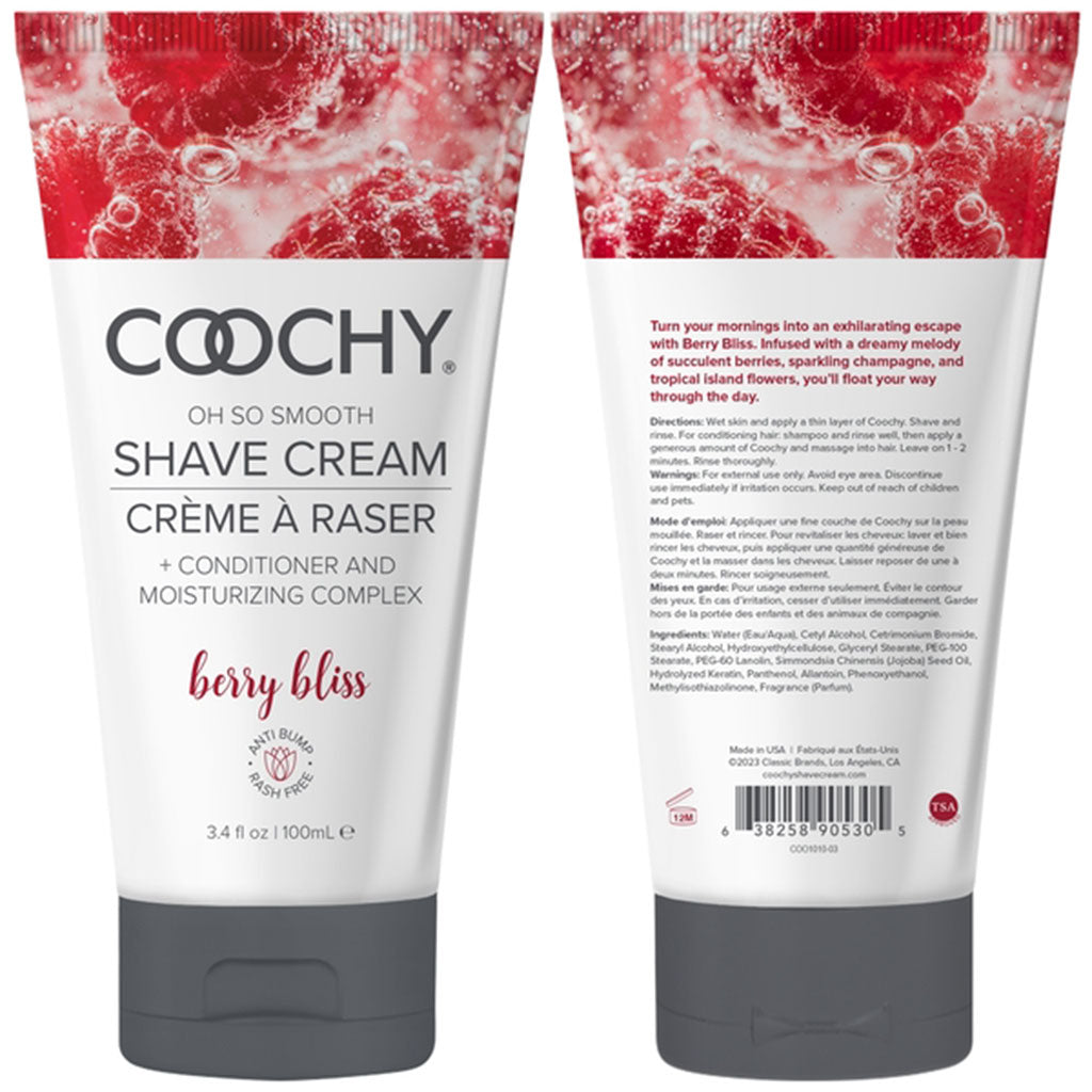 Coochy Shave Cream - Berry Bliss 3.4oz