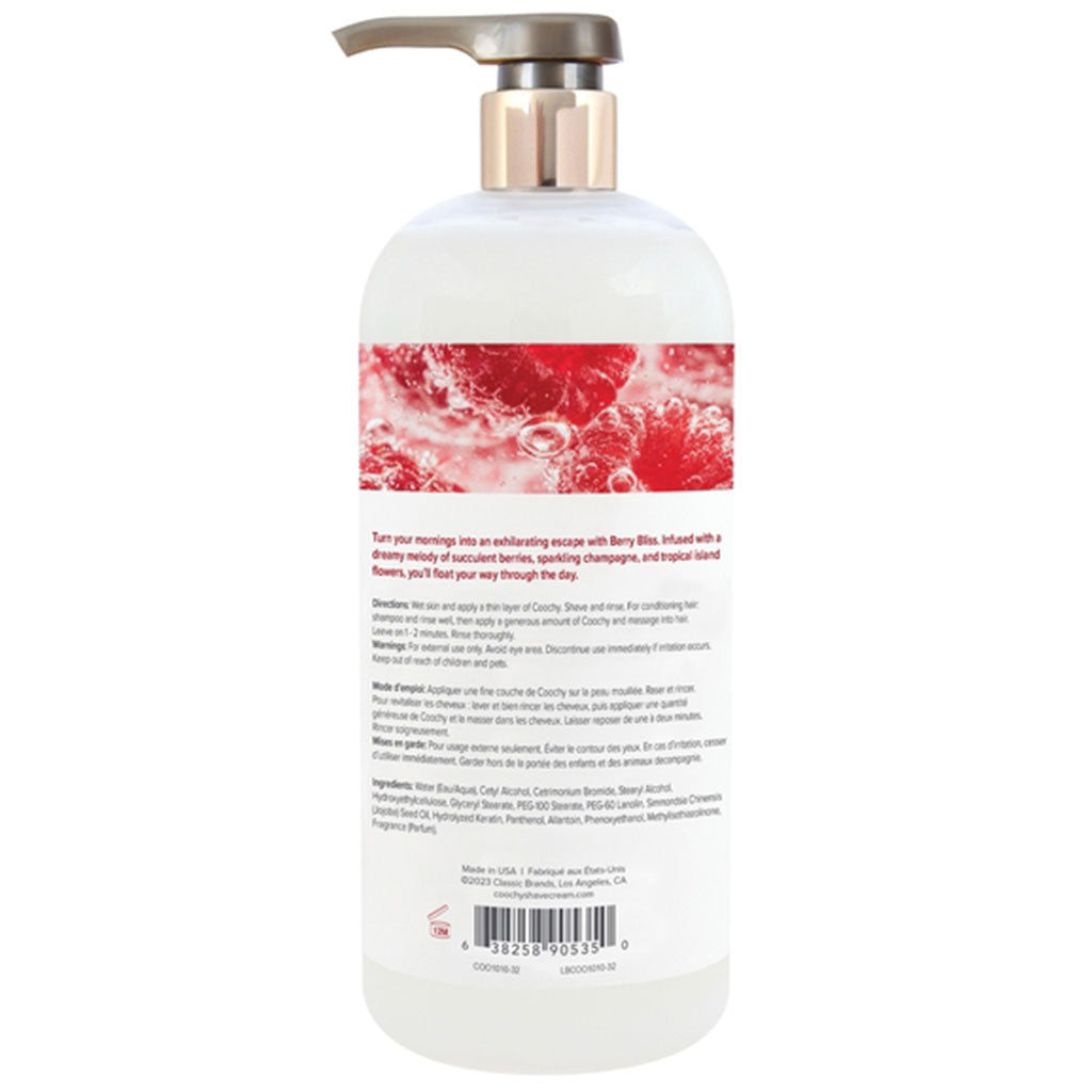 Coochy Shave Cream - Berry Bliss 32oz