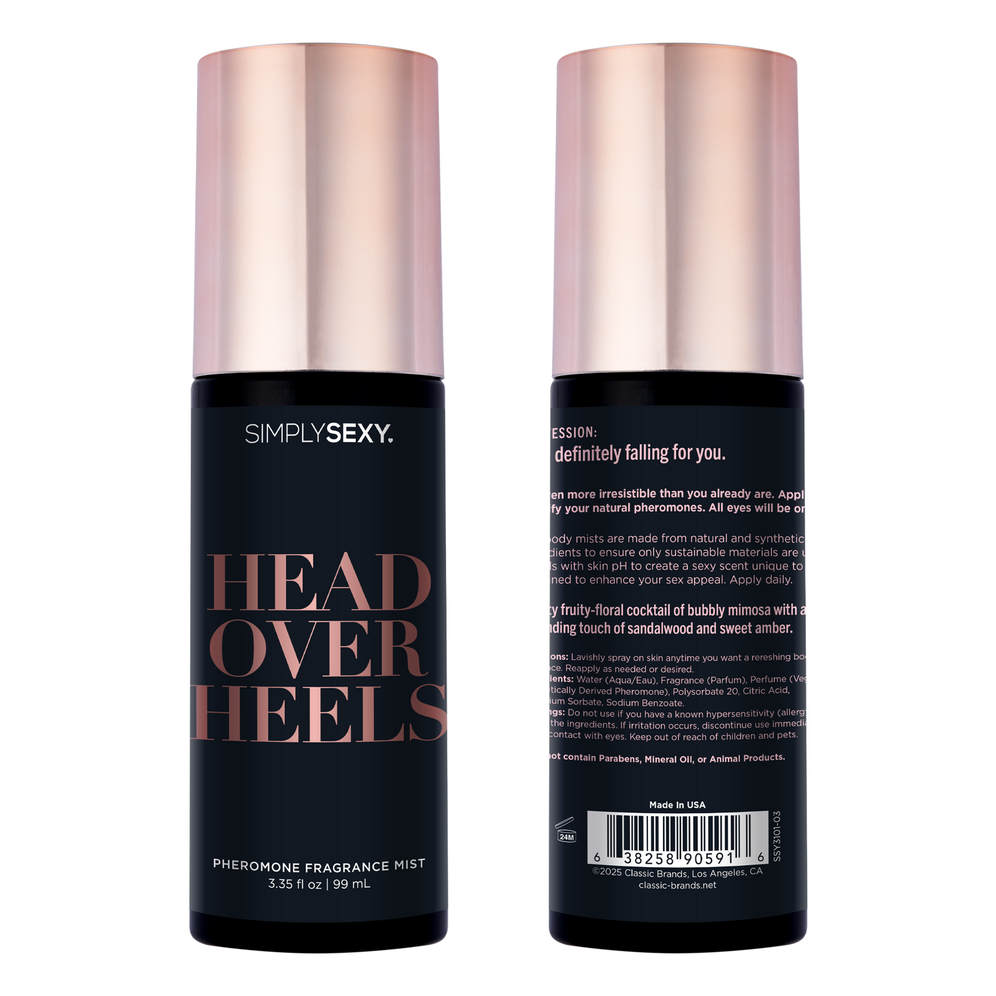 Head Over Heels - Pheromone Body Mist