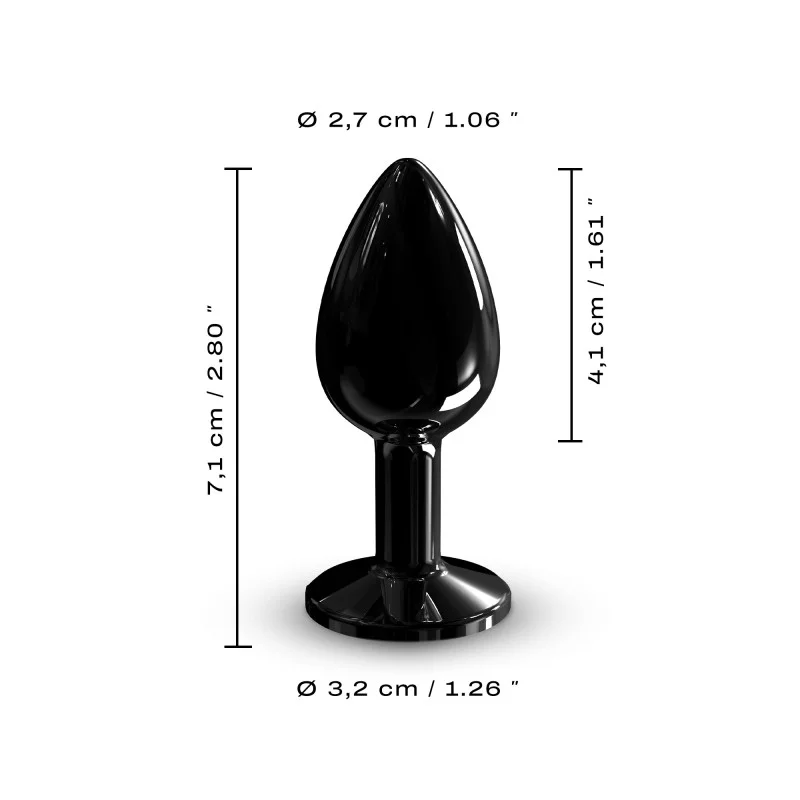 Diamond Plug Small - Black