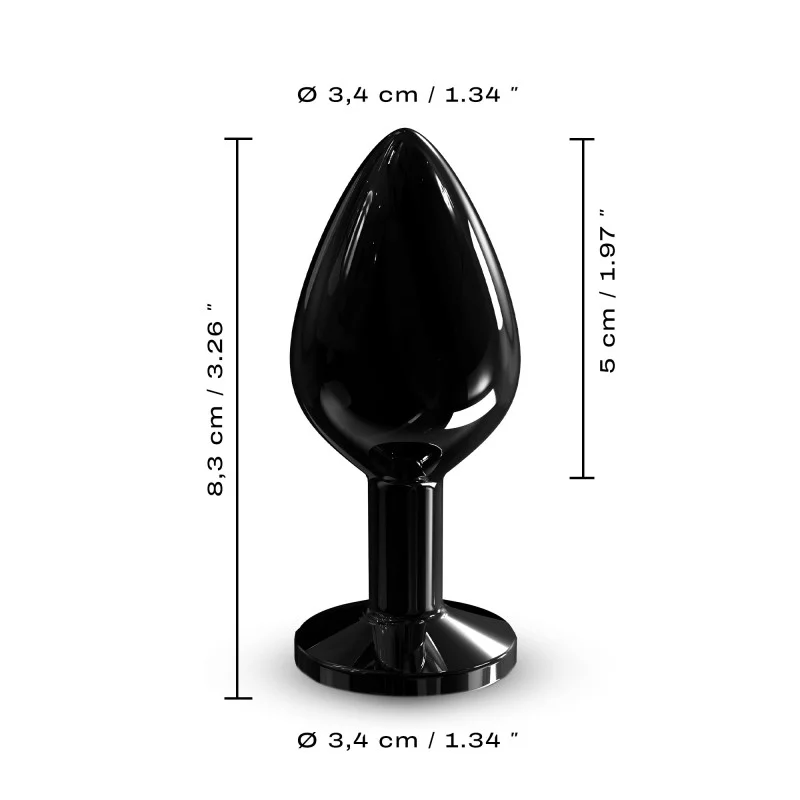 Diamond Plug Medium - Black