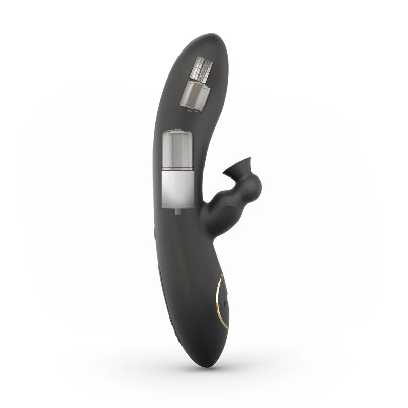 Divine Rabbit - Dual Action Vibrator - Black