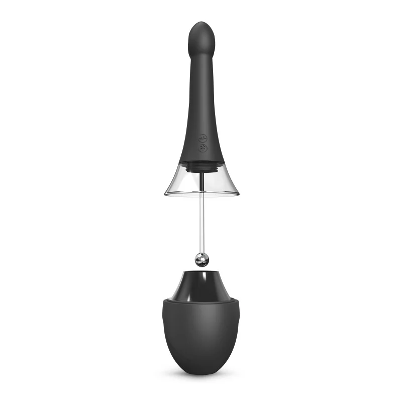 Douche Mate Pro - Emema Vibrator - Black