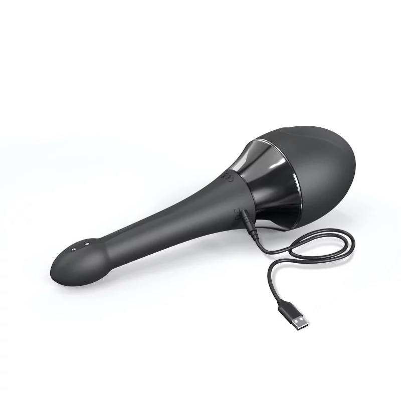 Douche Mate Pro - Emema Vibrator - Black