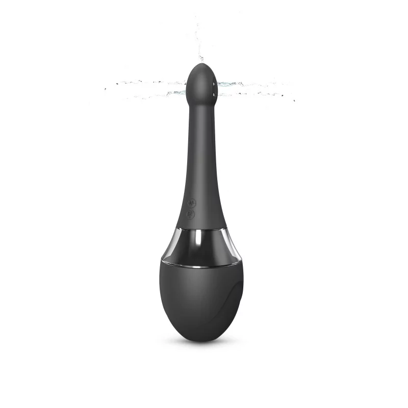 Douche Mate Pro - Emema Vibrator - Black