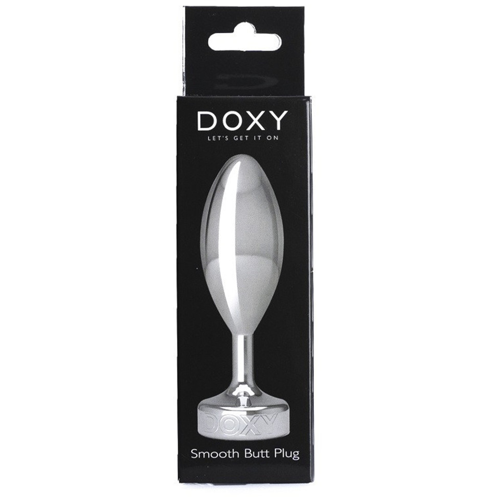 Smooth Metal Butt Plug - Stainless Steel