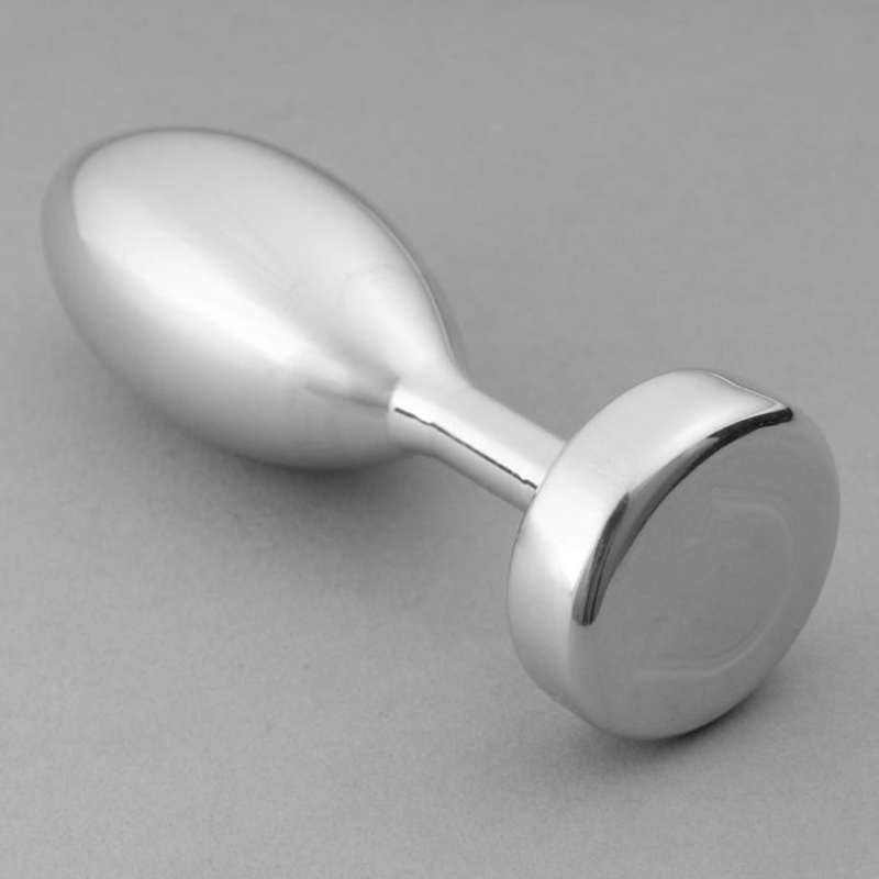 Smooth Metal Butt Plug - Stainless Steel