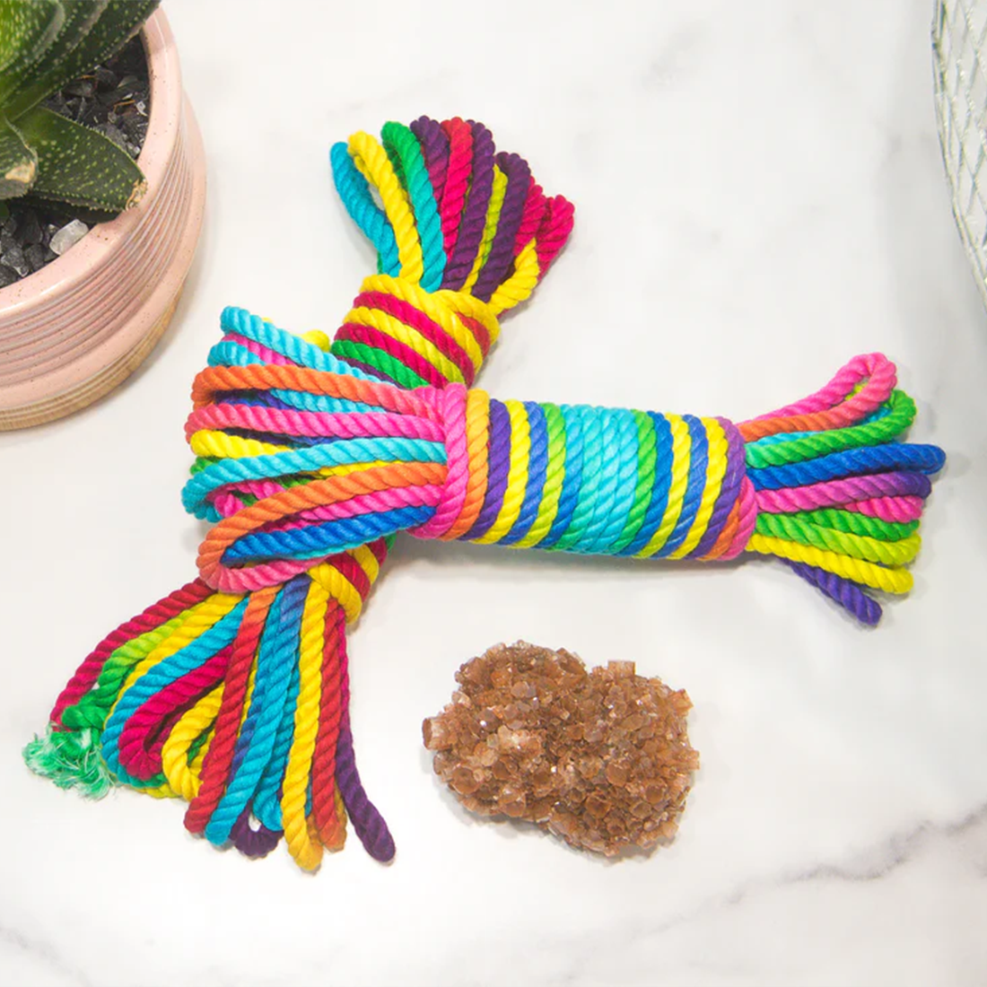 Emojibator Bondage Rope - Funfetti Rainbow