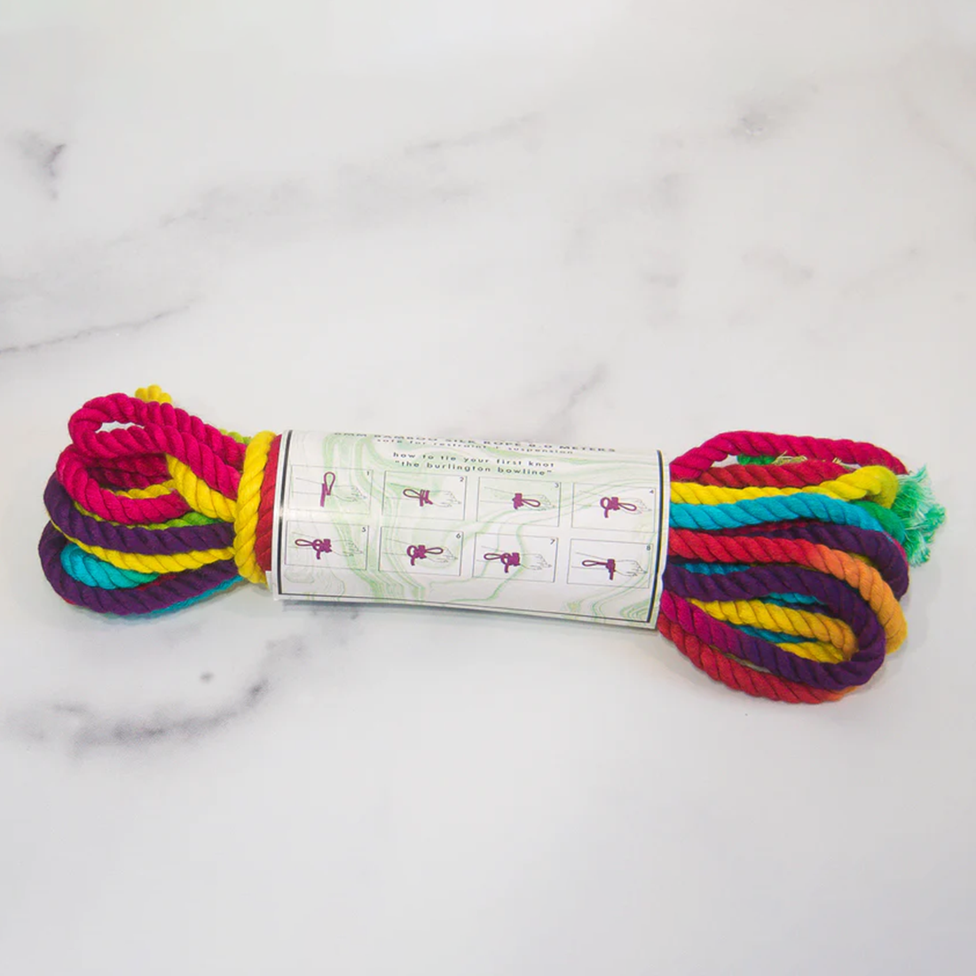 Emojibator Bondage Rope - Funfetti Rainbow