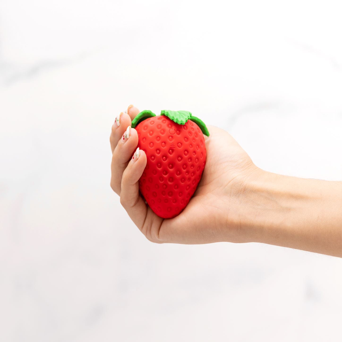 Strawberry Clitoral Vibrator with Suction