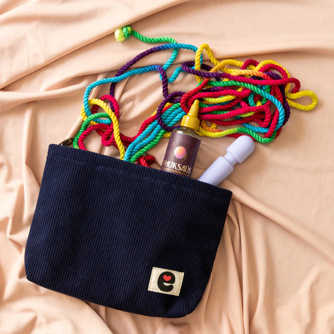 Pleasure Pouch Navy Toy Tote