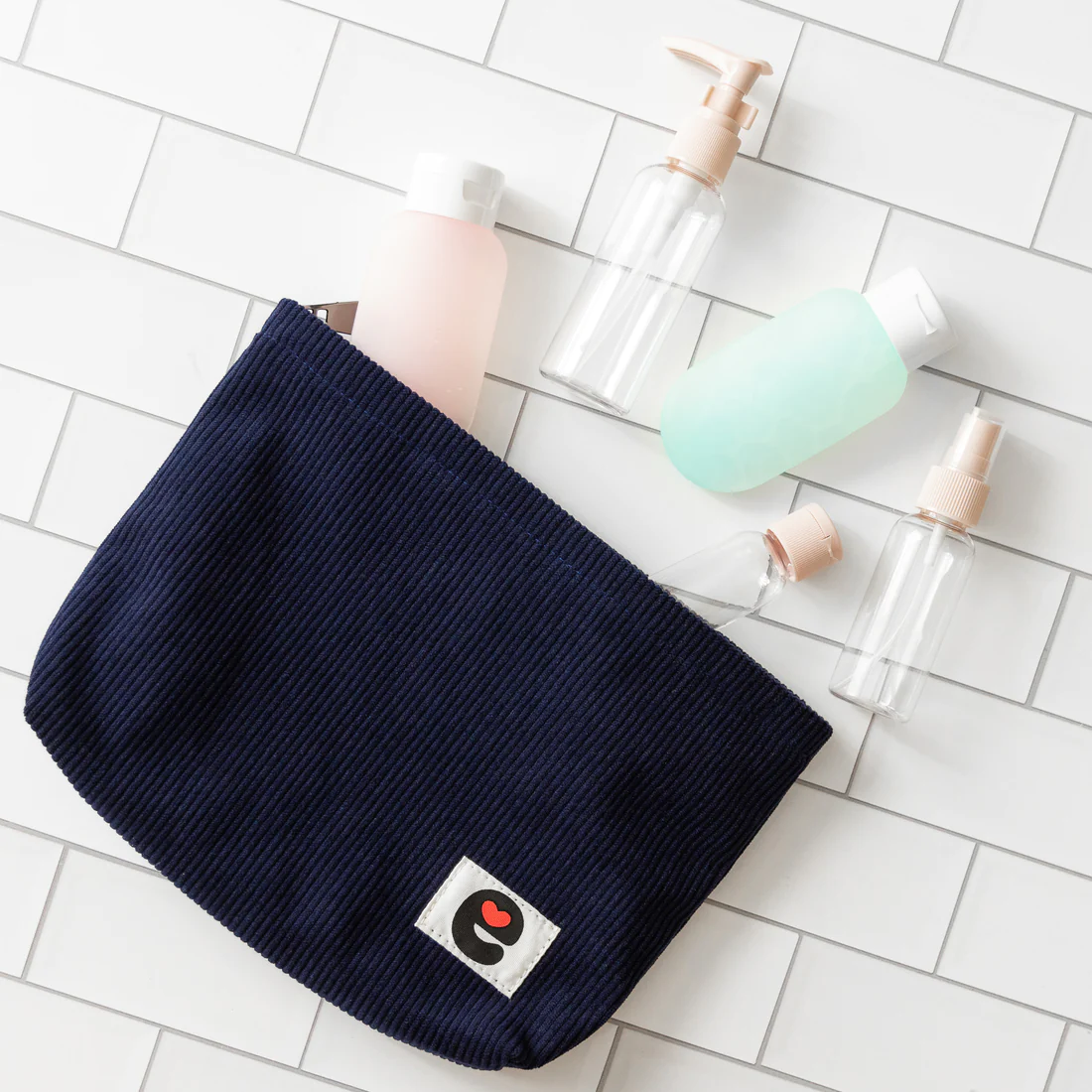 Pleasure Pouch Navy Toy Tote