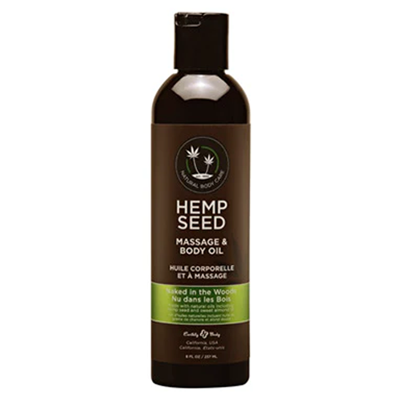 Massage & Body Oil 8oz - Naked in the Woods Scent
