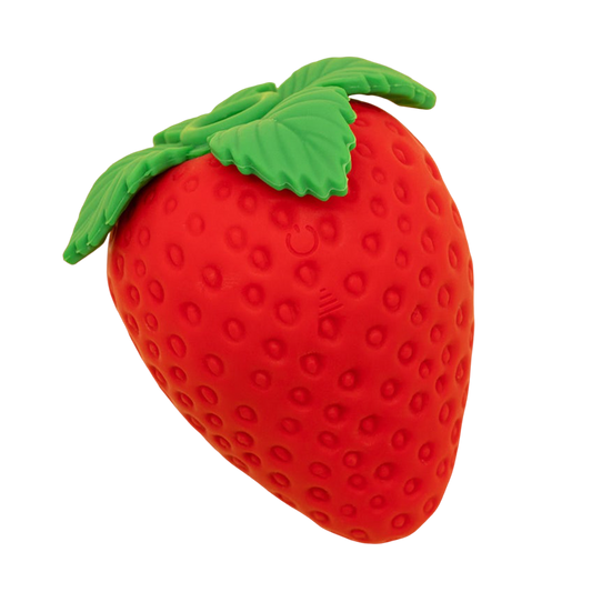 Strawberry Clitoral Vibrator with Suction