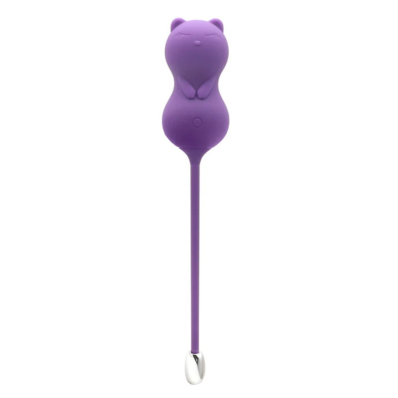 Kitty Cat Remote Controlled Kegel Vibrator - Purple