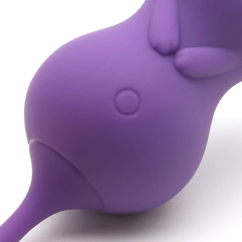 Kitty Cat Remote Controlled Kegel Vibrator - Purple