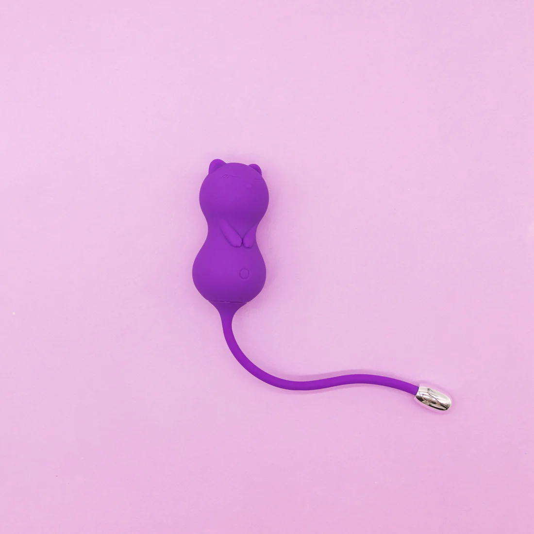 Kitty Cat Remote Controlled Kegel Vibrator - Purple