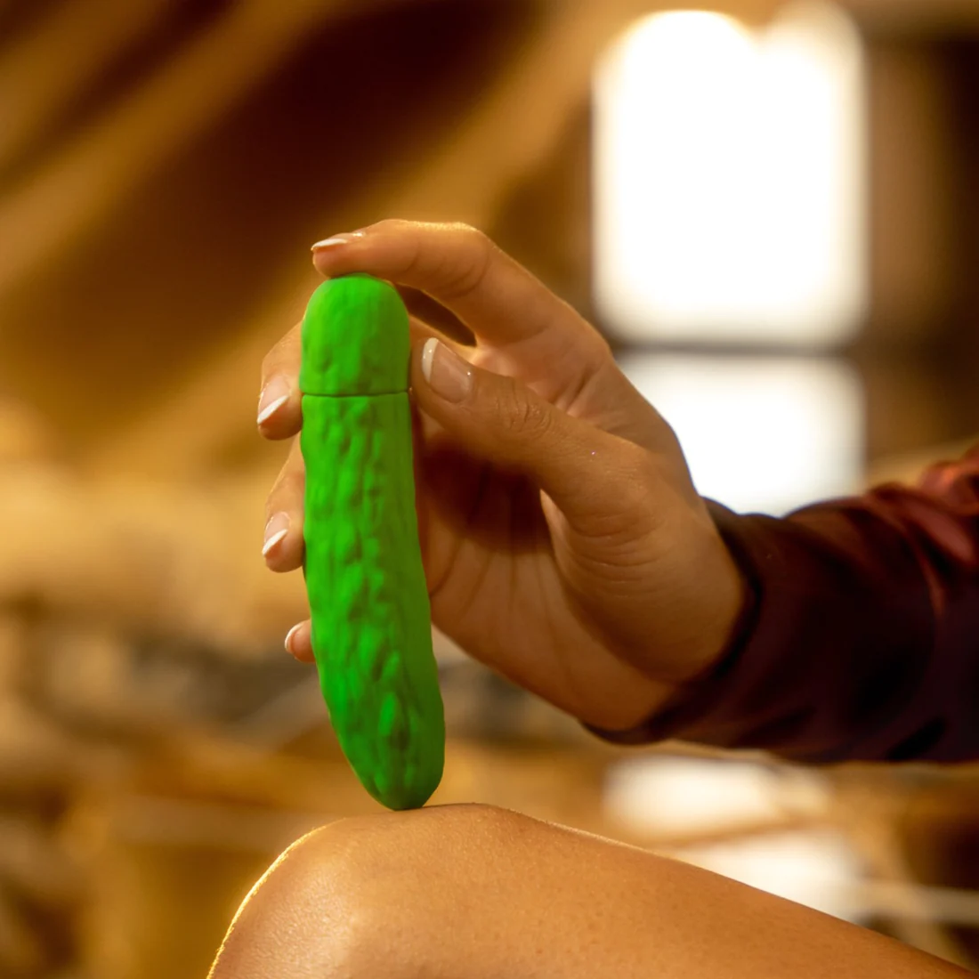 Vibrating Pickle - Clitoral Vibrator