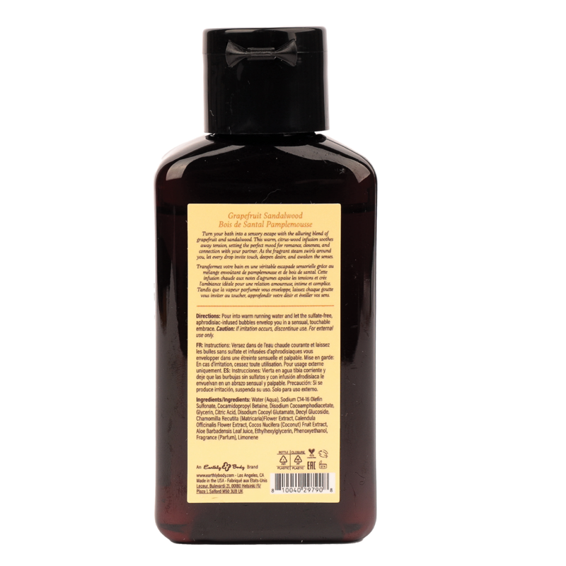 Aphrodisiac Collection Bubble Bath - Grapefruit Sandalwood 2oz